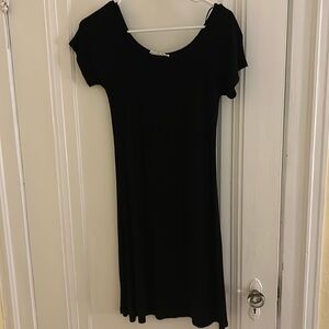 Black casual dress